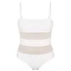 Always On Holiday Women's Neutrals / White Ava One Piece White In White