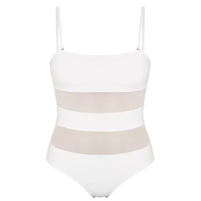 Always On Holiday Women's Neutrals / White Ava One Piece White