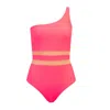 Always On Holiday Women's Pink / Purple Tamara One Piece In Hot Pink In Pink/purple