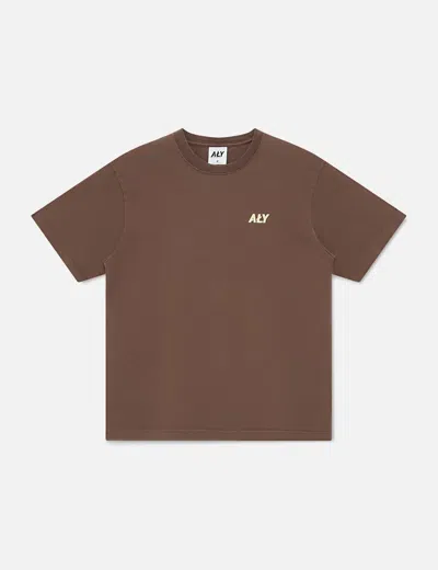 Aly Logo Brown T-shirt