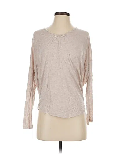 Pre-owned Alya 3/4 Sleeve T-shirt In Brown