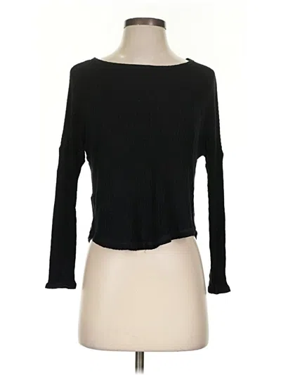 Pre-owned Alya 3/4 Sleeve T-shirt In Black