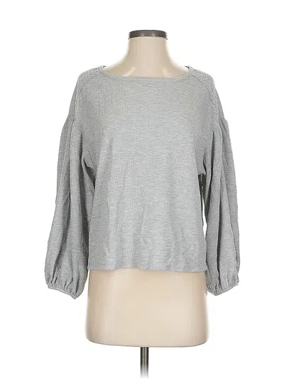 Pre-owned Alya 3/4 Sleeve T-shirt In Gray