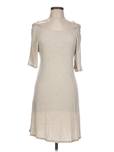 Pre-owned Alya 3/4 Sleeve T-shirt In Tan