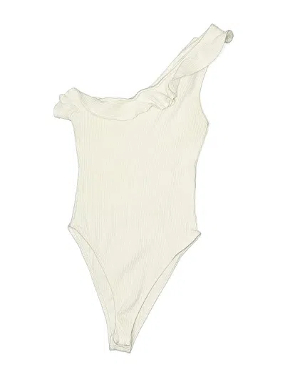 Pre-owned Alya Bodysuit In Ivory