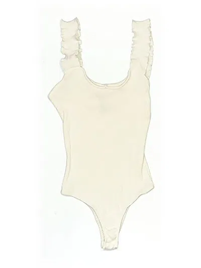 Pre-owned Alya Bodysuit In Ivory