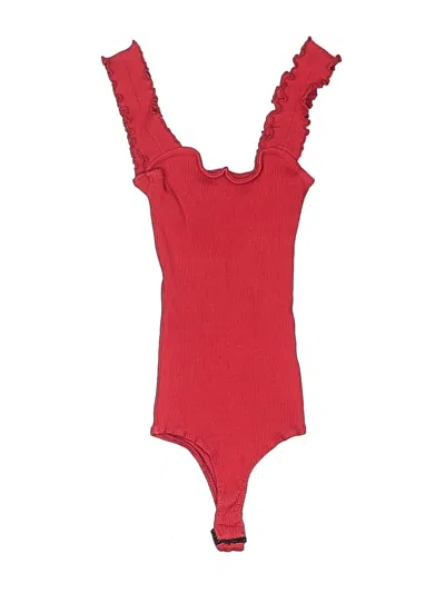 Pre-owned Alya Bodysuit In Red