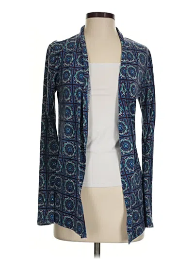 Pre-owned Alya Cardigan Sweater In Blue