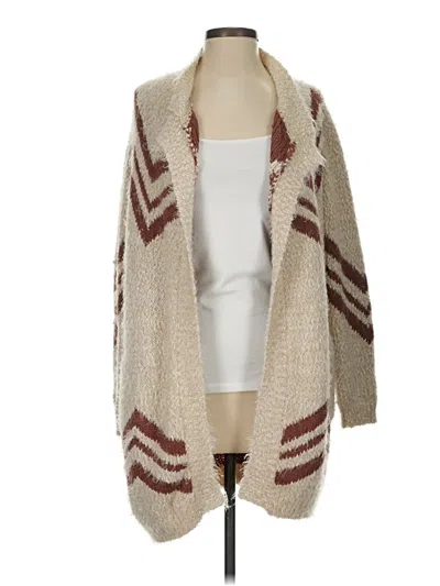 Pre-owned Alya Cardigan Sweater In Brown