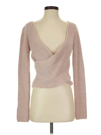 Pre-owned Alya Cardigan Sweater In Pink