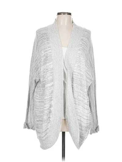 Pre-owned Alya Cardigan Sweater In Silver