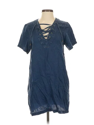 Pre-owned Alya Casual Dress In Blue