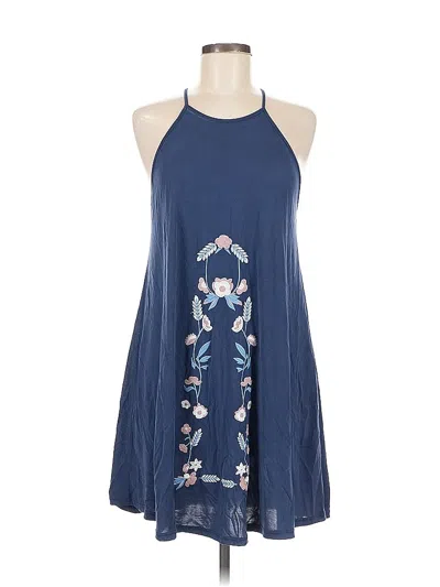 Pre-owned Alya Casual Dress In Blue