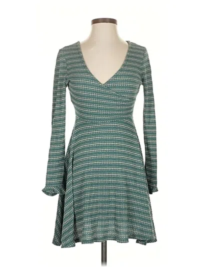 Pre-owned Alya Casual Dress In Blue