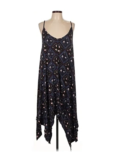 Pre-owned Alya Casual Dress In Blue