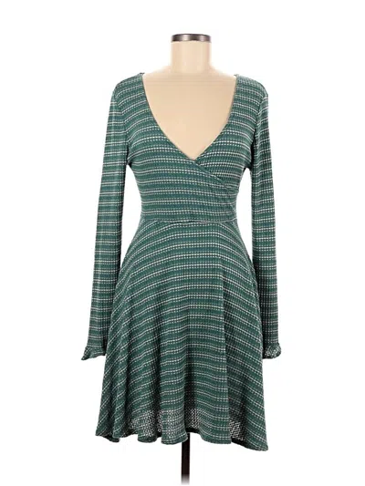 Pre-owned Alya Casual Dress In Blue