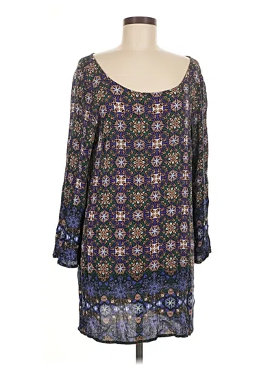 Pre-owned Alya Casual Dress In Blue
