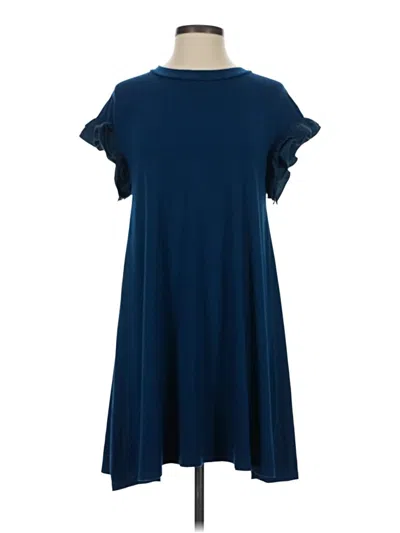 Pre-owned Alya Casual Dress In Blue
