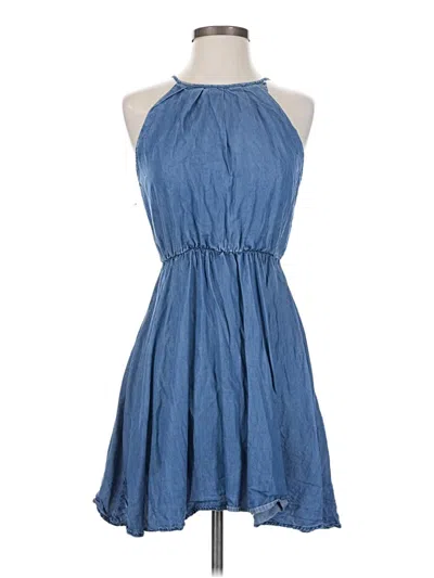 Pre-owned Alya Casual Dress In Blue