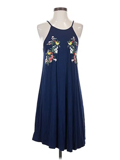 Pre-owned Alya Casual Dress In Blue