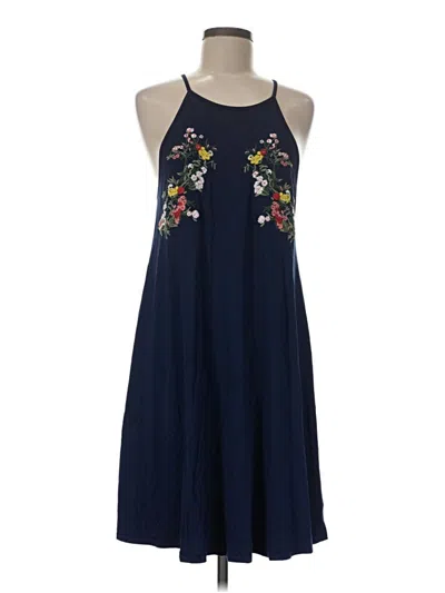 Pre-owned Alya Casual Dress In Blue