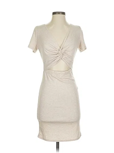 Pre-owned Alya Casual Dress In Brown