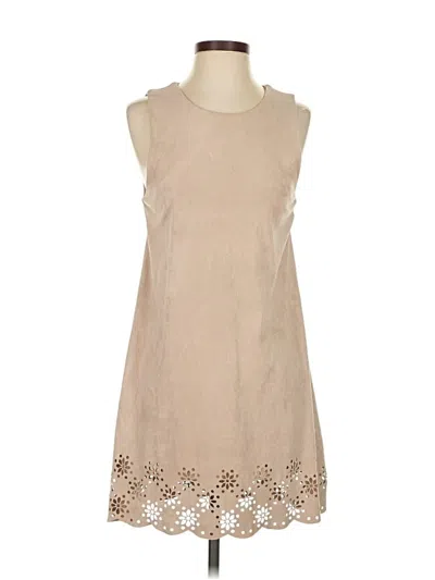 Pre-owned Alya Casual Dress In Brown