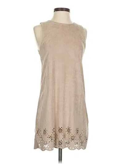 Pre-owned Alya Casual Dress In Brown