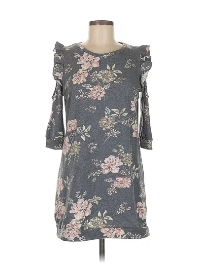 Pre-owned Alya Casual Dress In Gray