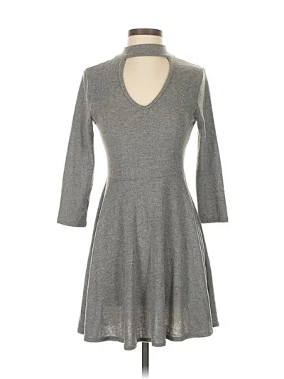 Pre-owned Alya Casual Dress In Gray