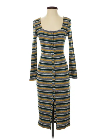 Pre-owned Alya Casual Dress In Gray