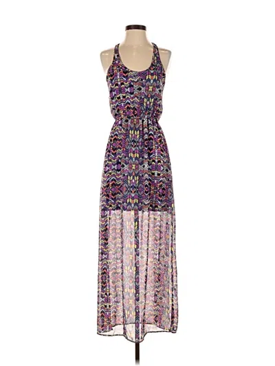 Pre-owned Alya Casual Dress In Purple