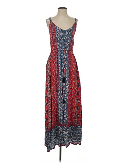 Pre-owned Alya Casual Dress In Red