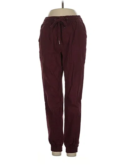 Pre-owned Alya Casual Pants In Burgundy