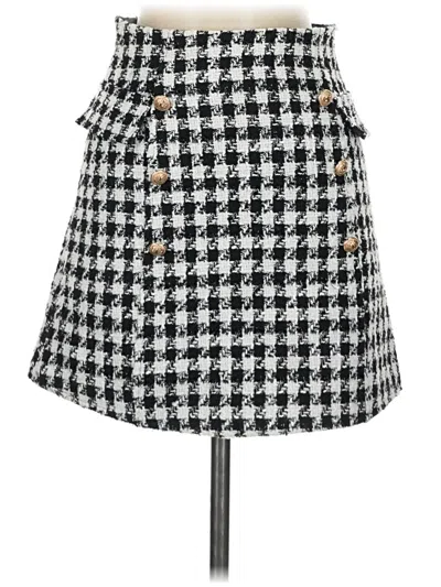 Pre-owned Alya Casual Skirt In Gray