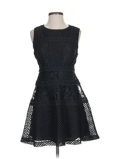 Pre-owned Alya Cocktail Dress In Black
