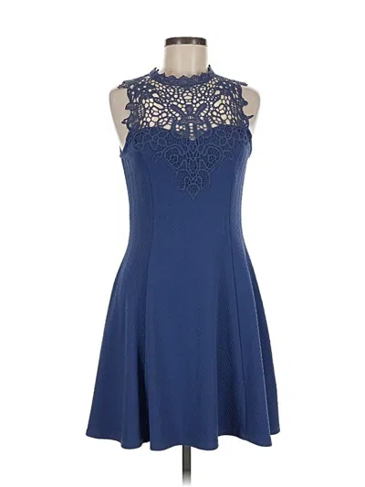 Pre-owned Alya Cocktail Dress In Blue