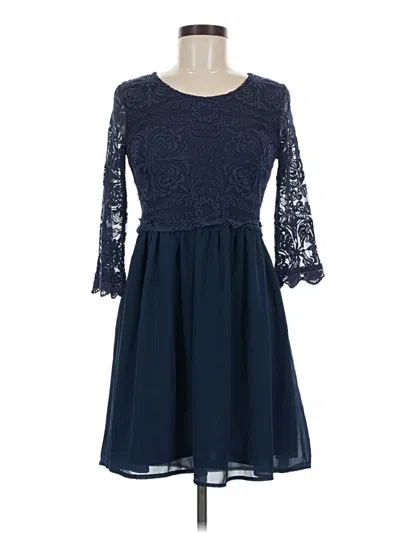Pre-owned Alya Cocktail Dress In Blue