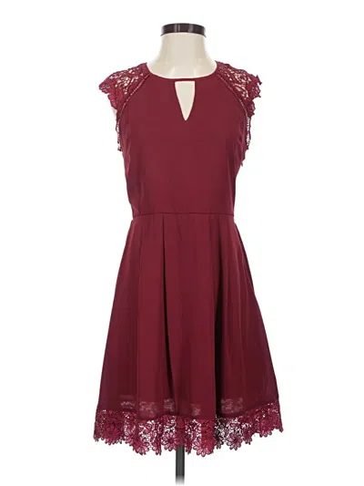 Pre-owned Alya Cocktail Dress In Burgundy