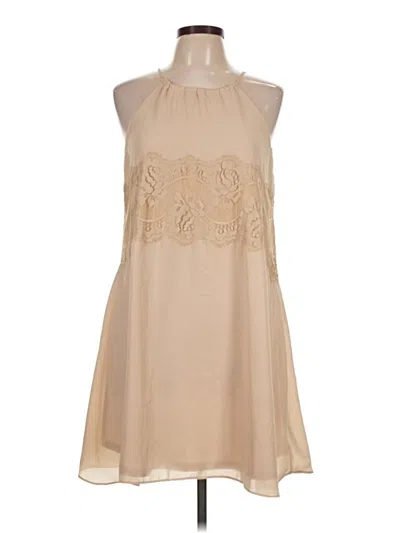 Pre-owned Alya Cocktail Dress In Tan