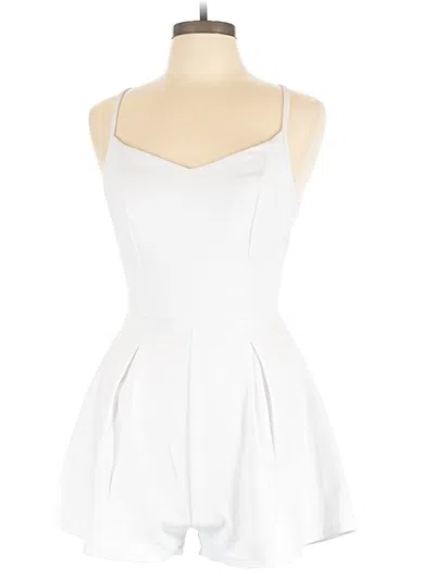 Pre-owned Alya Cocktail Dress In White
