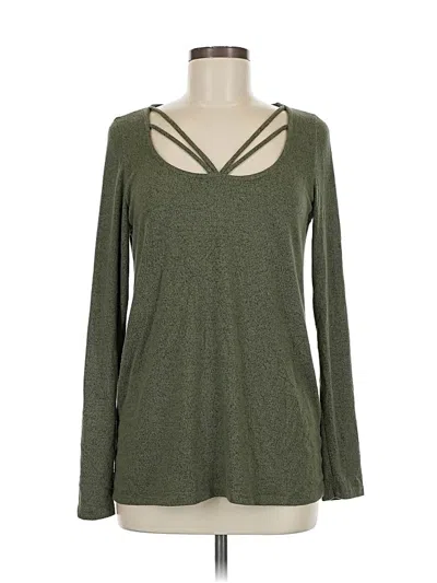 Pre-owned Alya Long Sleeve T-shirt In Green