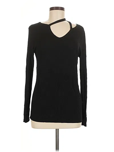 Pre-owned Alya Long Sleeve T-shirt In Black