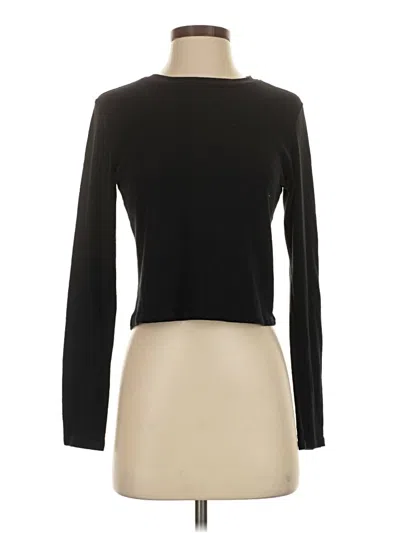 Pre-owned Alya Long Sleeve T-shirt In Black