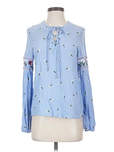 Pre-owned Alya Long Sleeve T-shirt In Blue