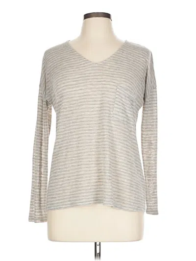 Pre-owned Alya Long Sleeve T-shirt In Gray