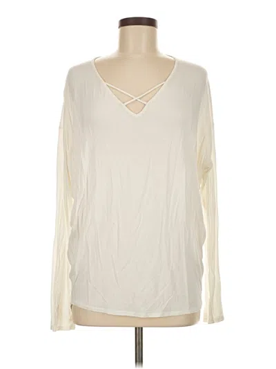 Pre-owned Alya Long Sleeve T-shirt In Ivory