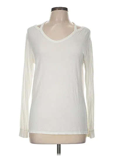 Pre-owned Alya Long Sleeve T-shirt In Ivory