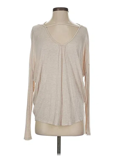 Pre-owned Alya Long Sleeve T-shirt In Tan