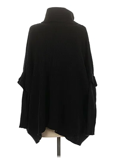 Pre-owned Alya Poncho In Black